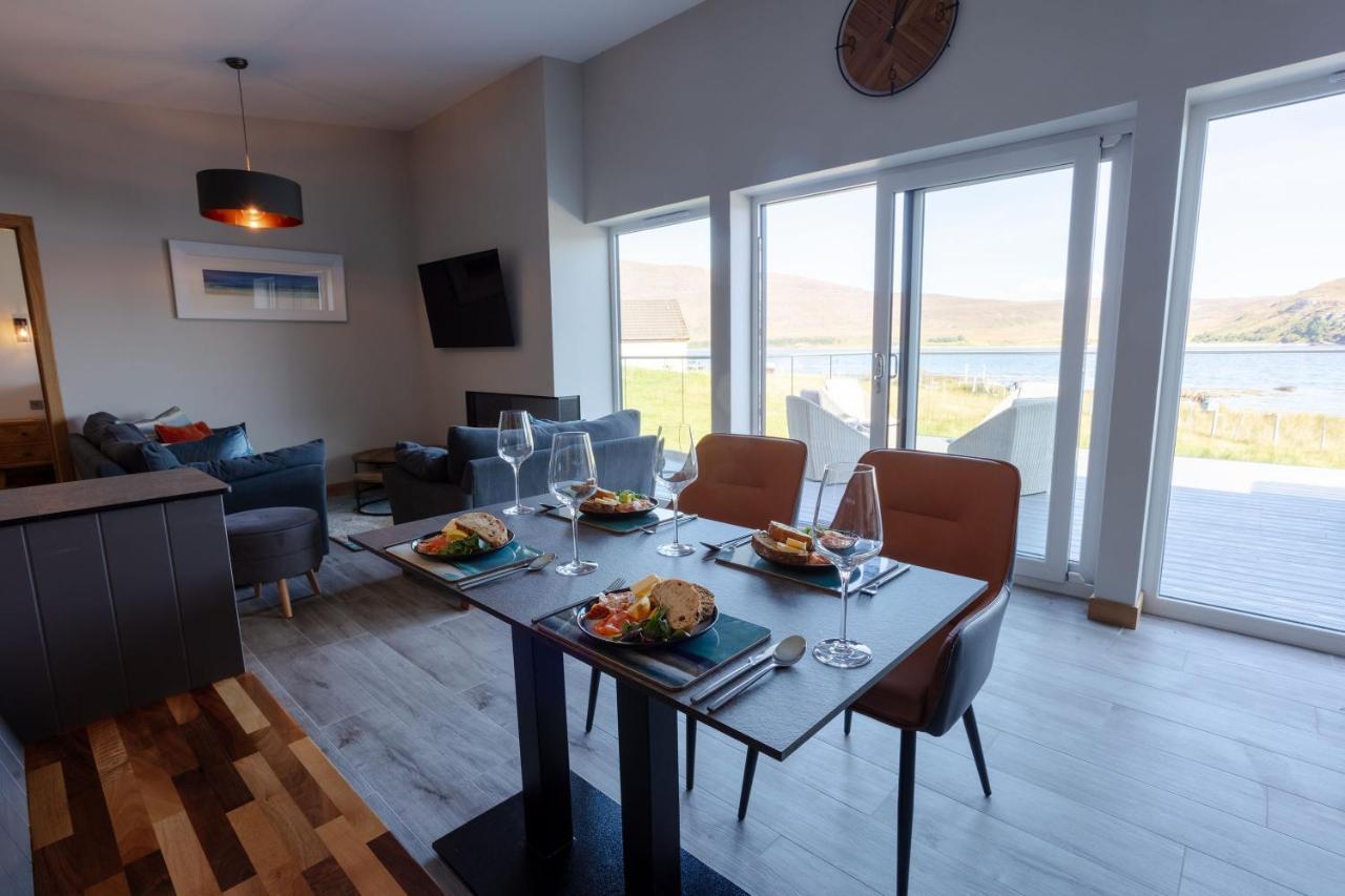 Birches Lodge With Hot Tub Dundonnell Exterior foto